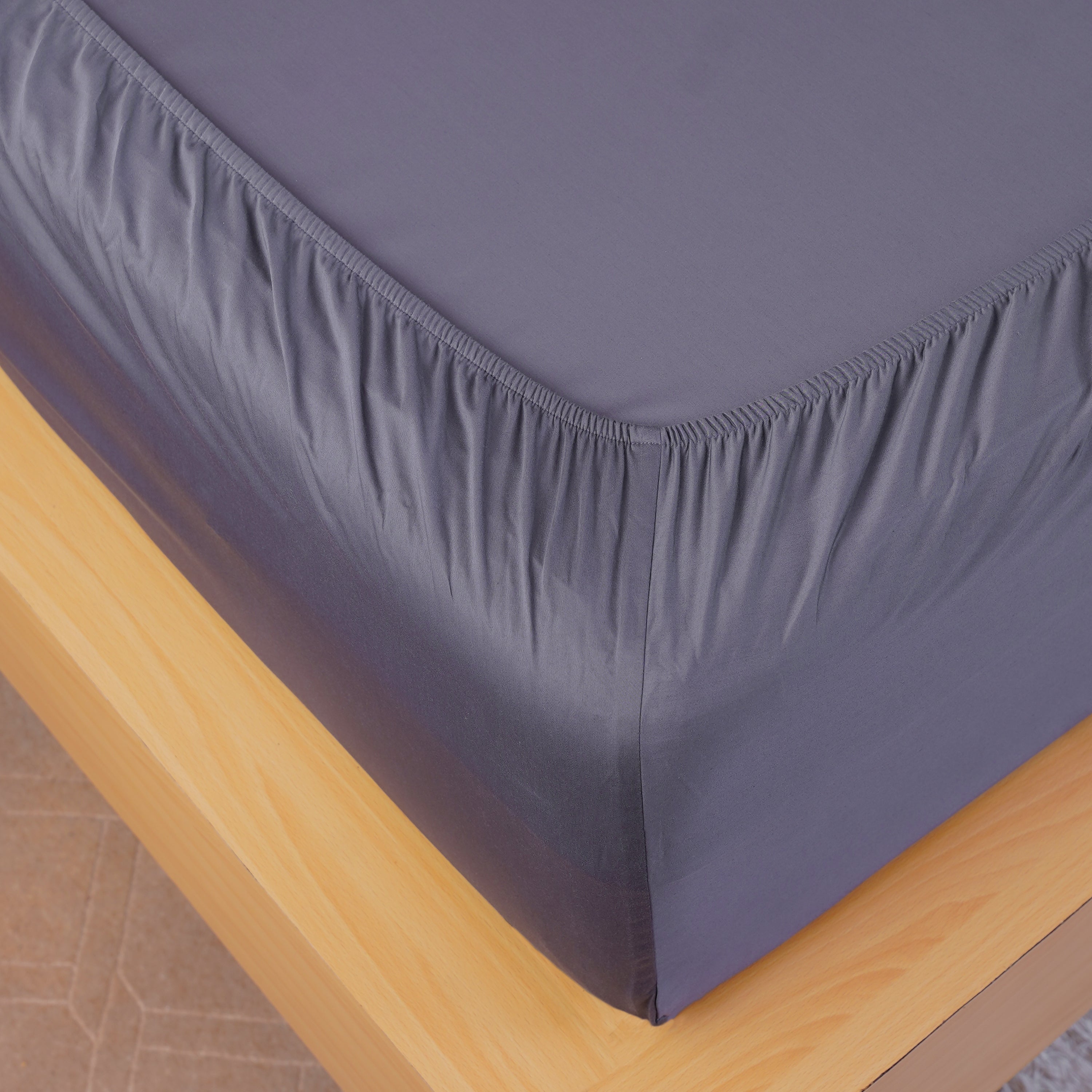 Ackly Bamboo - Charcoal Fitted Sheet