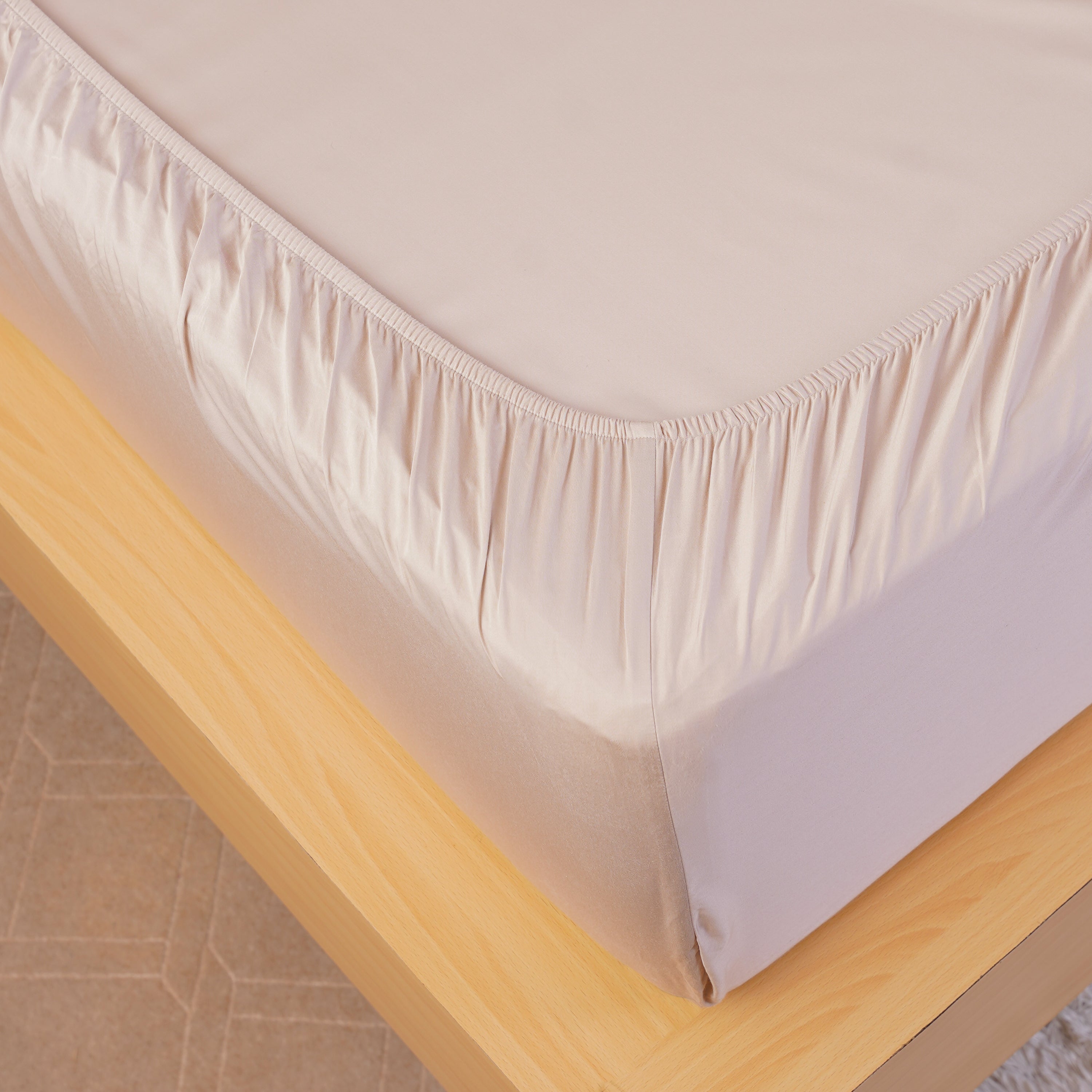 Ackly Bamboo - Beige Fitted Sheet