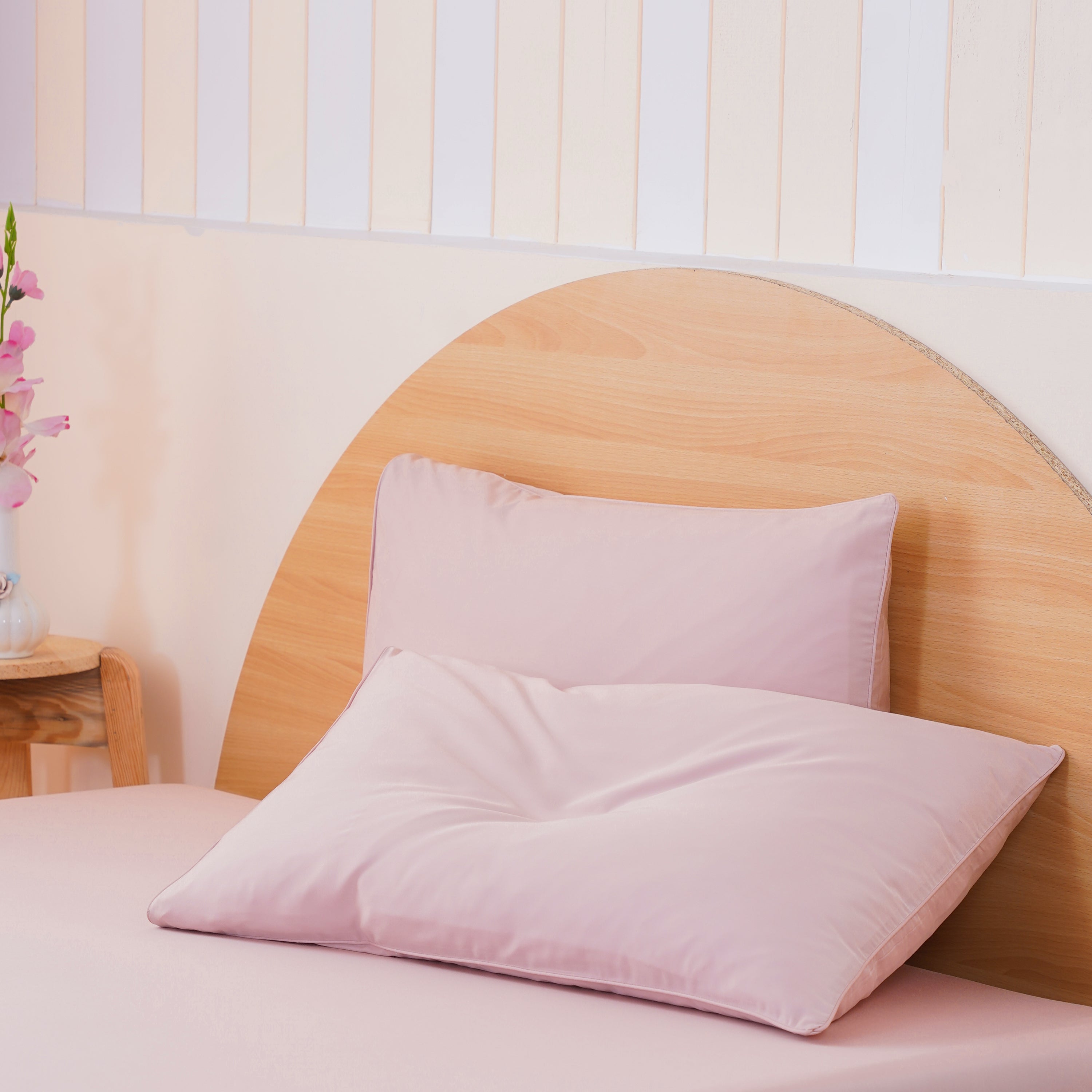 Ackly Bamboo Blush Pink Pillowcases Pair