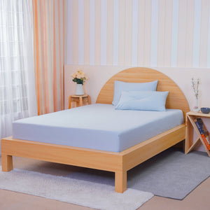 Ackly Bamboo - Sky Blue Fitted Sheet