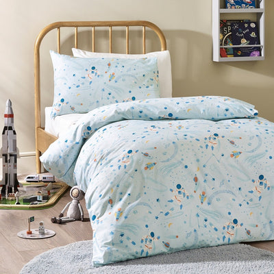 Space Organic Cotton Duvet Cover & Pillowcase - SHEET STORY - 2