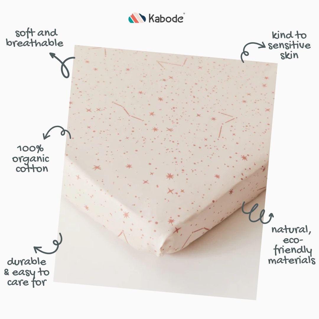 Starscape Organic Cotton Fitted Sheet - SHEET STORY - 3