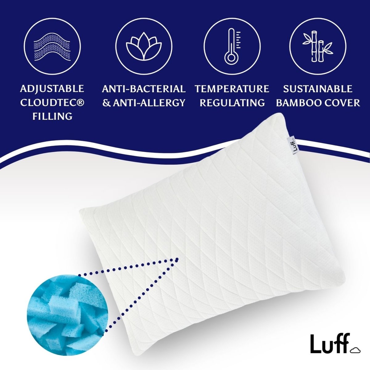 The Prestige Adjustable Bamboo Pillow - SHEET STORY - 9