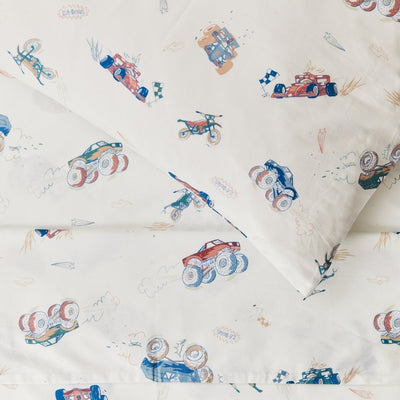 Vehicles Organic Cotton Duvet Cover & Pillowcase - SHEET STORY - 7