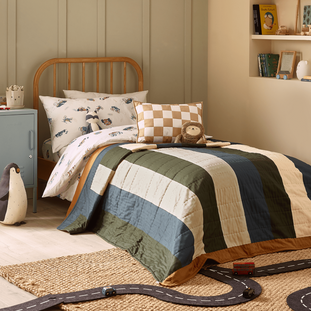 Vehicles Organic Cotton Duvet Cover & Pillowcase - SHEET STORY - 5