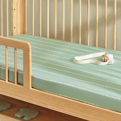 Vine Mint Organic Cotton Fitted Sheet - SHEET STORY - 2